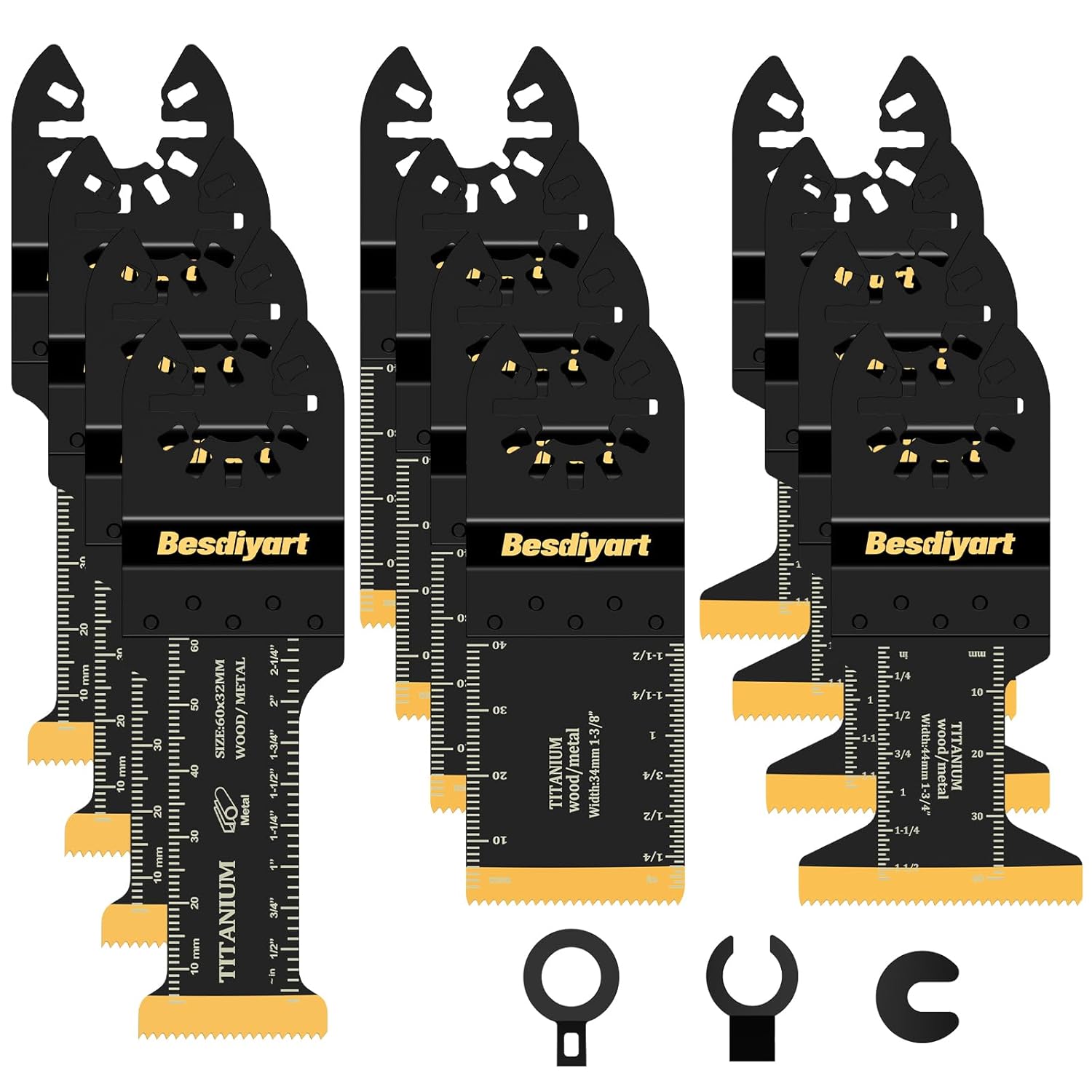2 Universal Adapter Für Oszillierende Sägeblätter - Kompatibel Mit Bosch, Fein, Makita