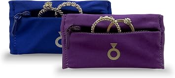 The I Love color Bundle - Store your wedding rings securely and with style in the original wristband with zippered pocket