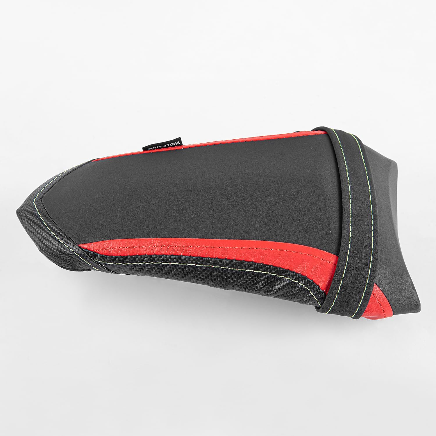 Motorcycle Passenger Seat Cushion Pad Compatible with YZF-R7 YZFR7 2021 2022 2023 2024 Rear Pressure Relief Soft Pillion Saddle Cover, Red