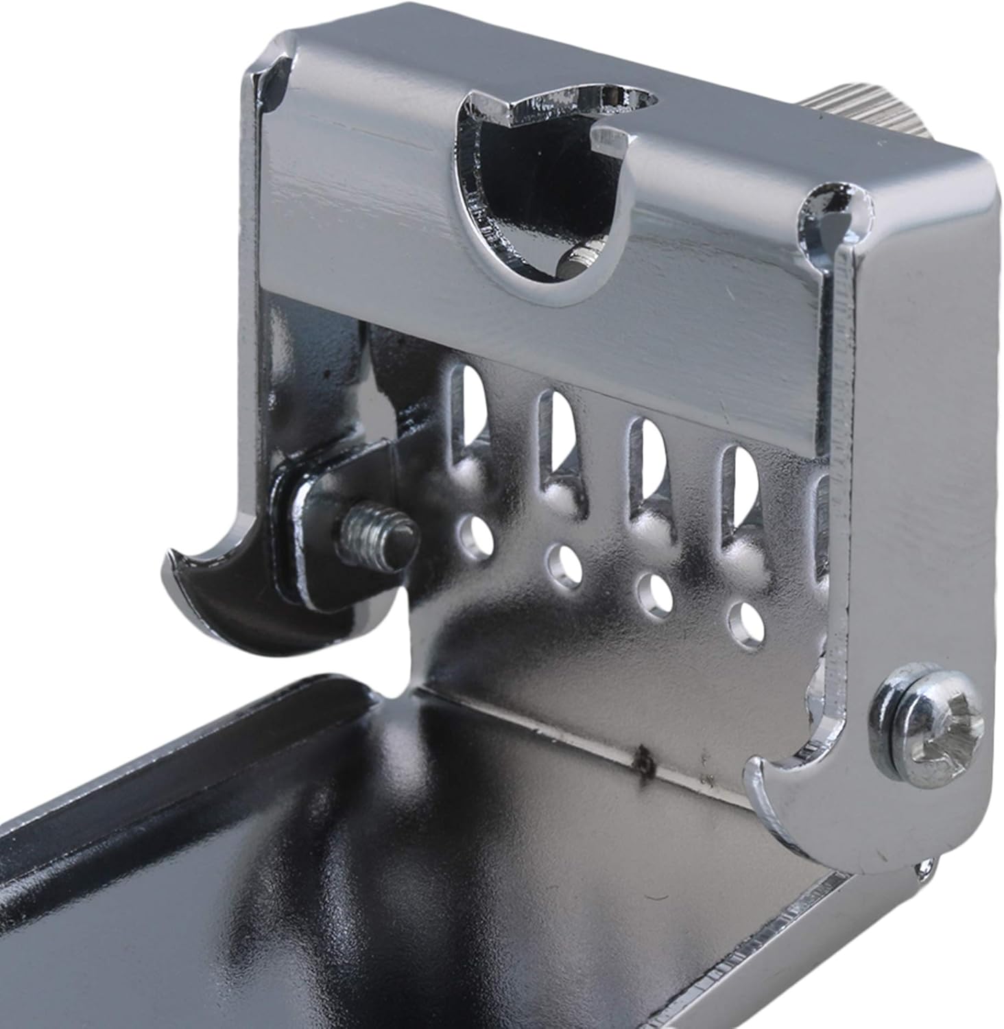 Bstinay 3PCS Chrome Banjo Tailpiece for 4 String Banjo Replacement Accessories