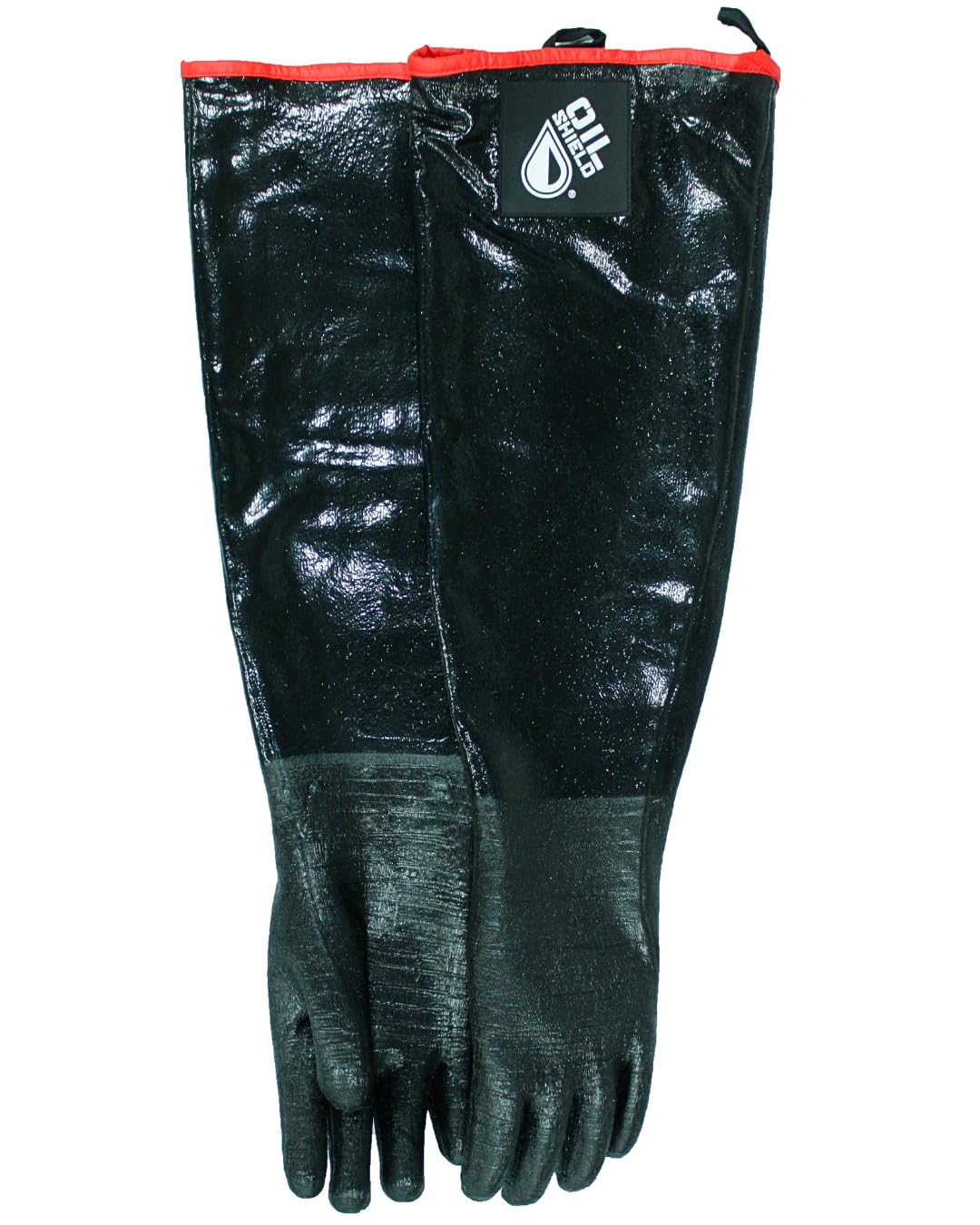 Oil Shield®, 26" High Heat Neoprene Glove, 450 Degree Temp Rating, Fryer Filtration, Cottonl Liner, Food Service Safety, Size Small