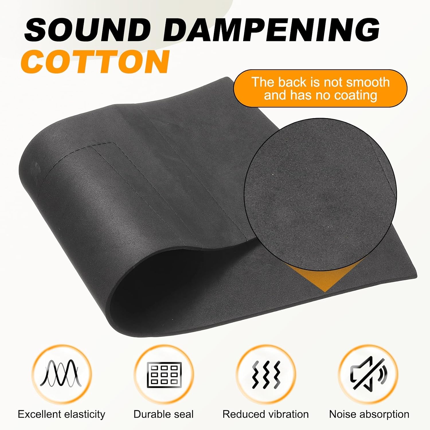 PATIKIL 6 x 14 x 0.06 Inch Keyboard Foam, Sound Dampening Foam Keyboard Modular Sponge for Hot Swap Mechanical Key Boards, Black image 3