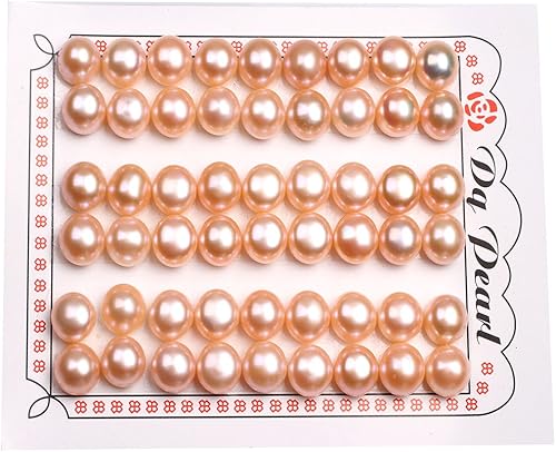 GEM-inside - Perlas de agua dulce (0.394in, 27 pares), color gris, RosaRebel Fun., GM16518