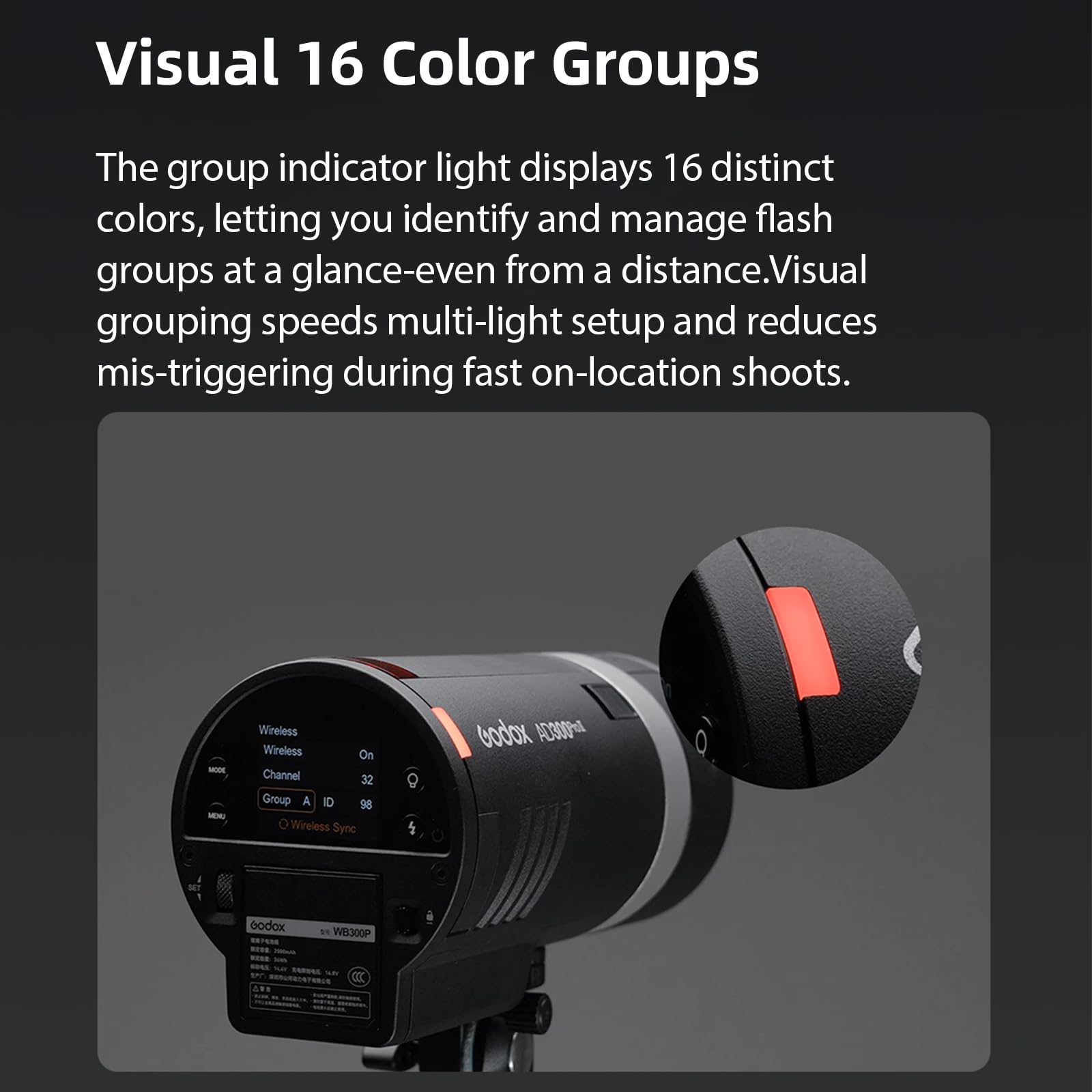 Amazon | GODOX AD300 Pro II TTLカメラフラッシュ 300Ws 2.4G 1/8000