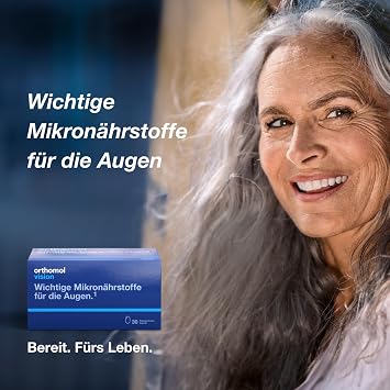 رؤية Orthomol ، توريد لمدة 30 يومًا ، مكمل شامل لصحة العين مع المغذيات الدقيقة لدعم الرؤية وعافية العين