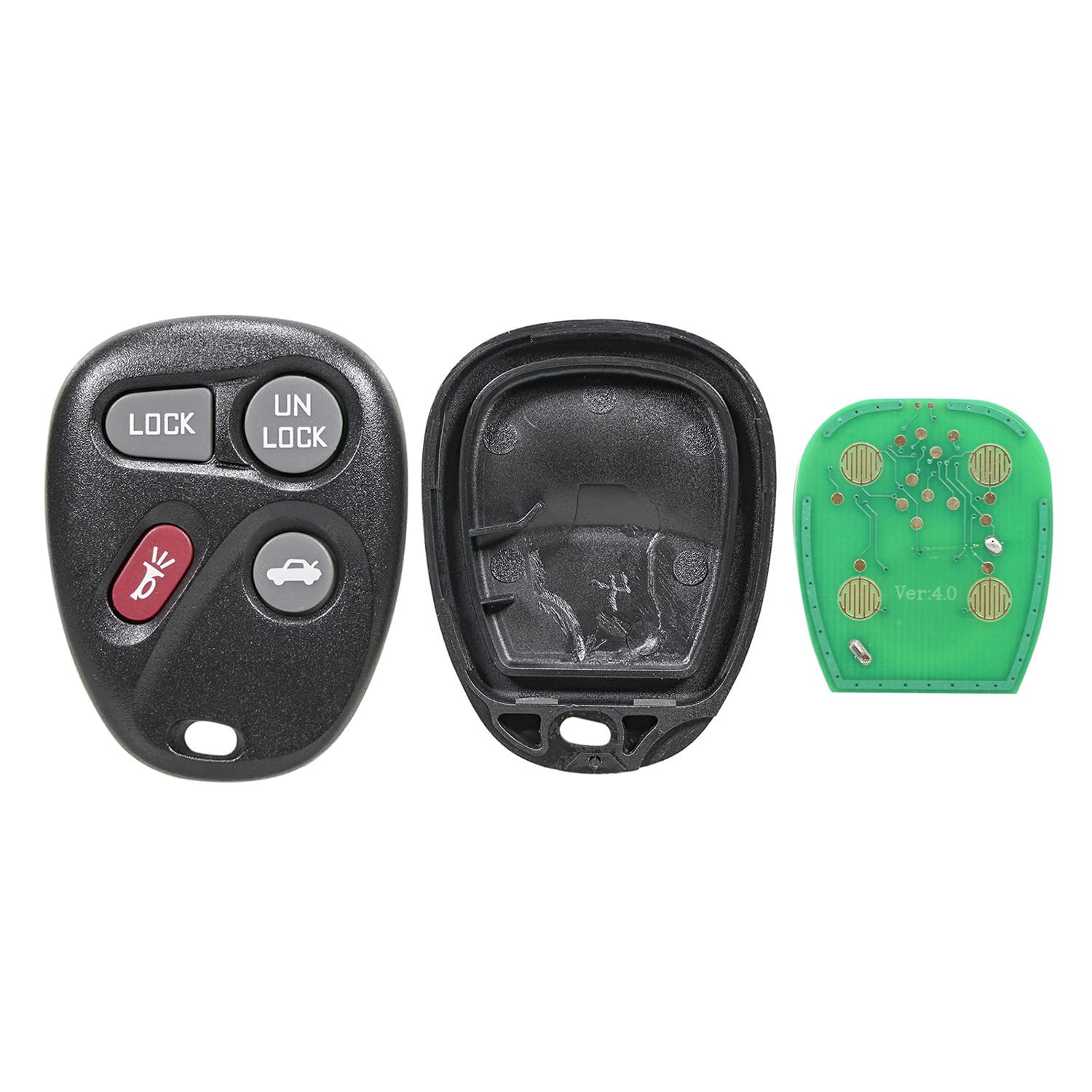 2000 Chevy Silverado 1500 Accessories 2-Pack Replacement Keyless Entry  Remote Fobs For Chevy, GMC, Oldsmobile (1-Button R2X) 2001 Chevy Silverado  1500 Accessories