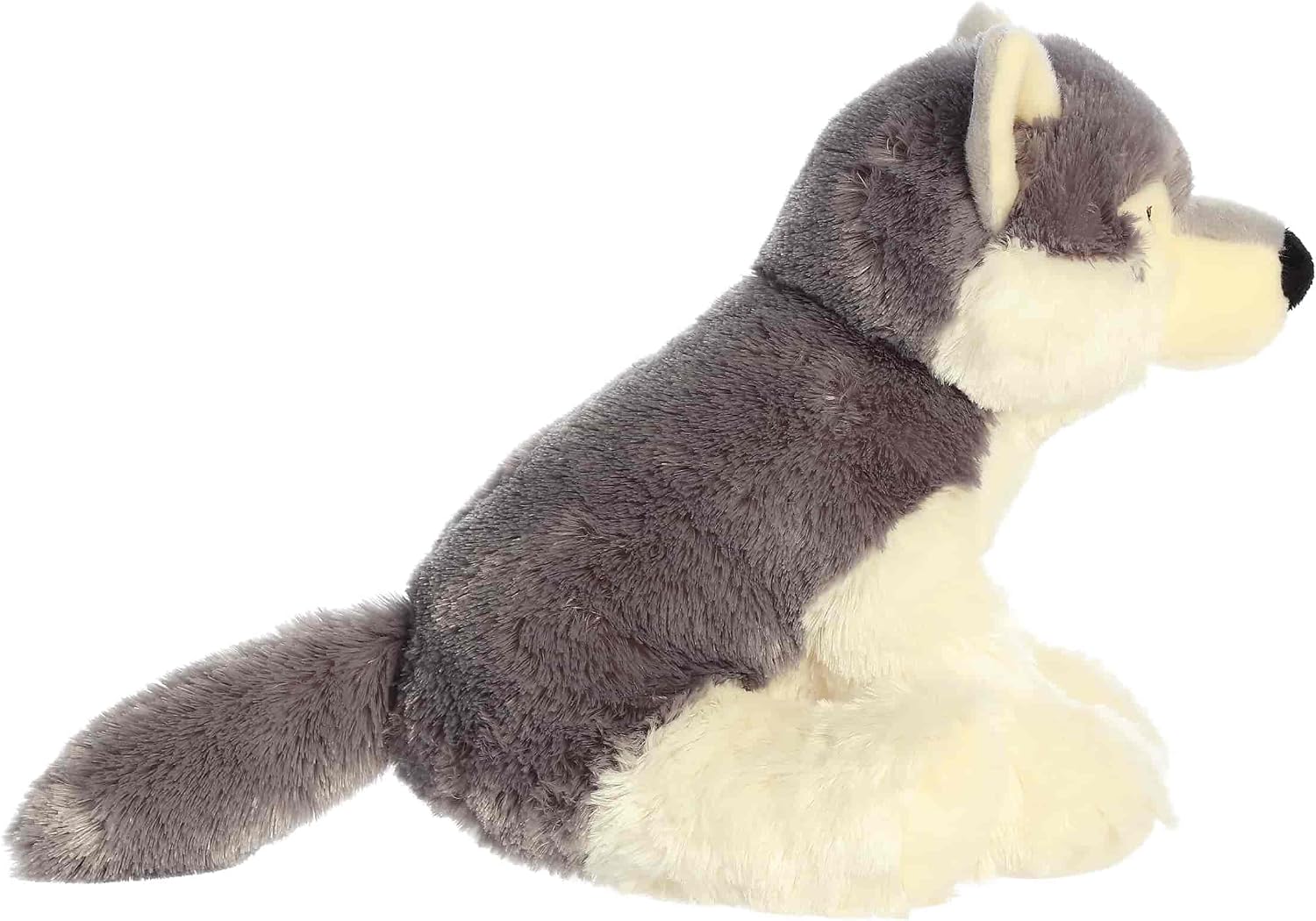 Aurora® Responsibly Made Eco Nation™ Eco Hugs™ Wolf Stuffed Animal - Ideal for Playtime Adventures - Perfect for Birthdays or Just Because - Gray 10.5 Inches