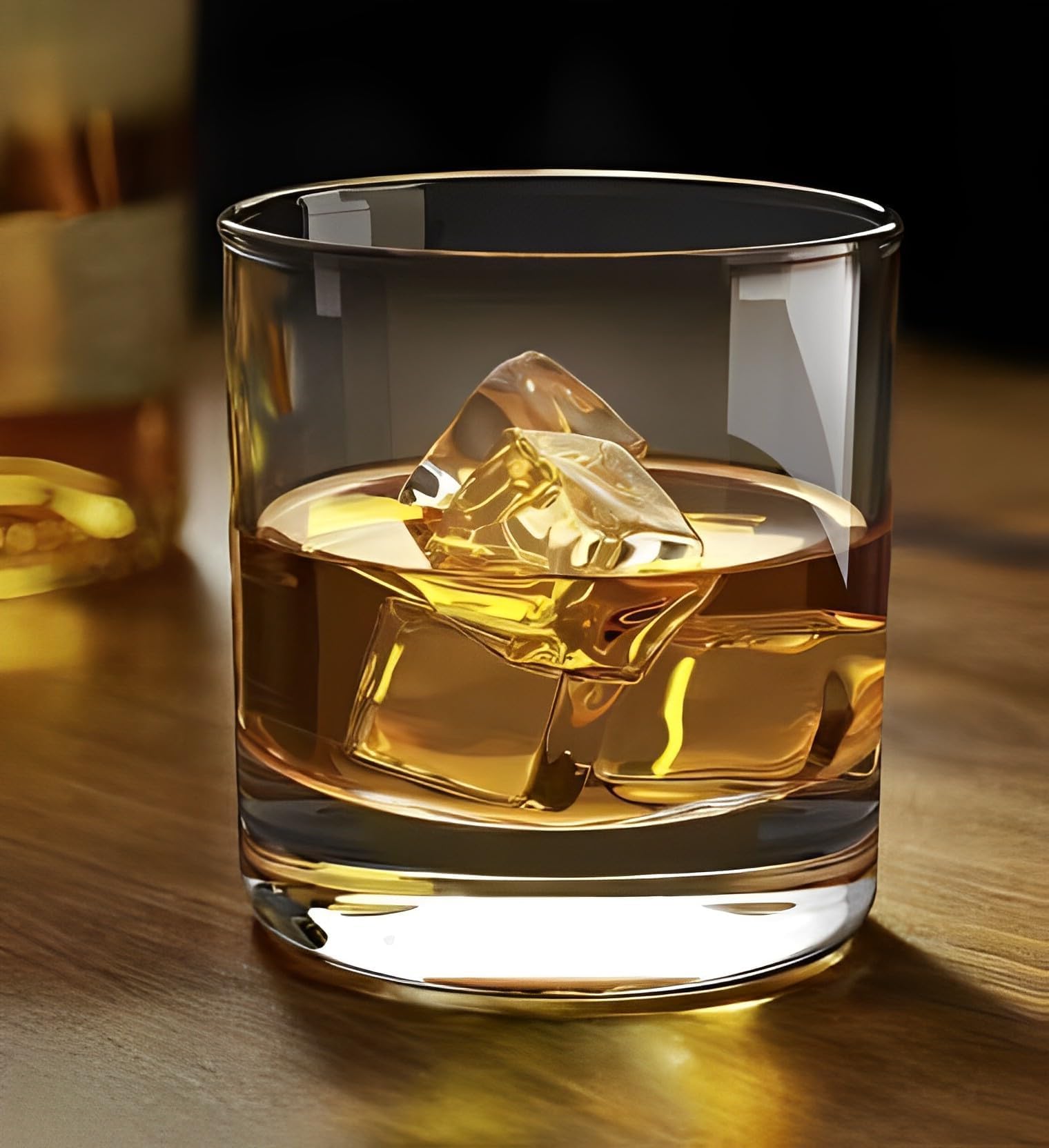 Italian Whiskey Glasses Set - 4 Premium Tumblers -13