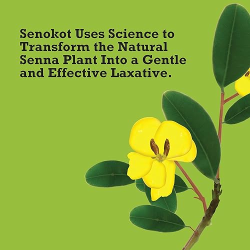 Miniatura 7 de Senokot Regular Strength, Natural Vegetable Laxative Ingredient Senna for Gentle Dependable Overnight Relief of Occasional Constipation, 20 Tablets