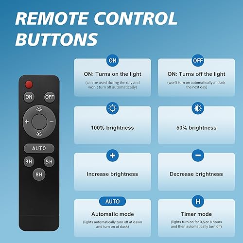 Miniatura 8 de Luces solares de calle de 20000 W para exteriores, 7000 K, luces solares de estacionamiento comercial del atardecer al amanecer, luz de calle al