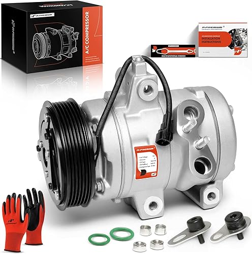 A-Premium Compresor de aire acondicionado con embrague compatible con Ford Focus 2.0L 2008-2011, Transit Connect 2.0L 2010-2013, con compresor