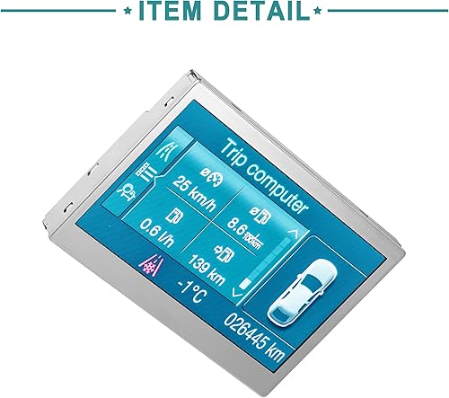 Miniatura 5 de ACROPIX Pantalla LCD de 150 MPH con velocímetro de instrumentos, pantalla a color para Ford Escape paquete de 1 tono plateado