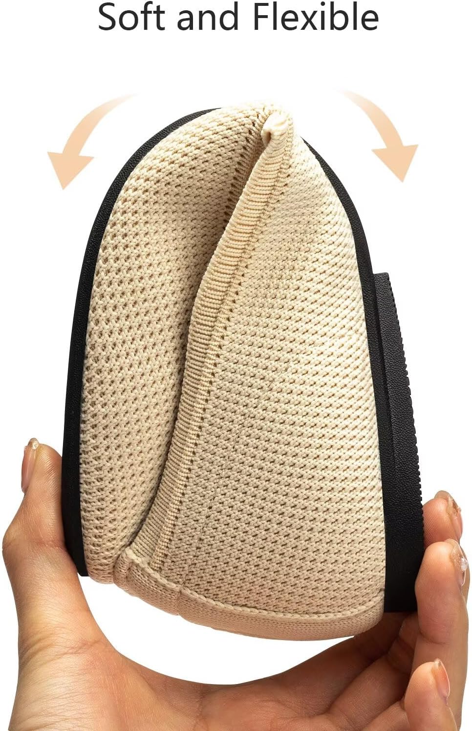 FRANK MULLY Women's Knit Ballet Flat Foldable Squared Toe Shoes Slip-On Dressy Flats Shoes Casual Business Work Office - Image 4