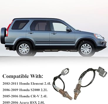 Oxygen Sensor Upstream & Downstream Heated for Honda Element 2.4L 2003-2011