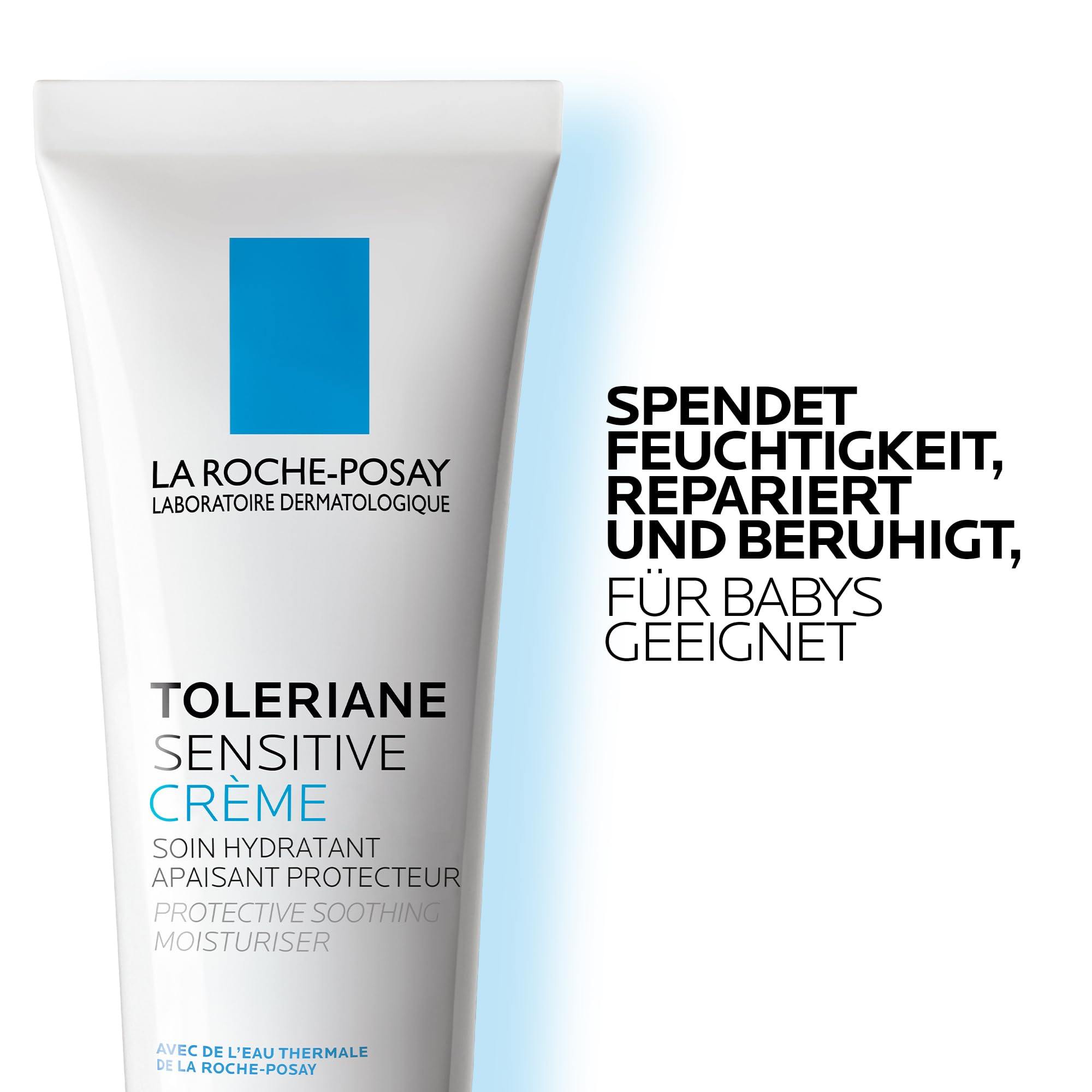 La Roche Posay Toleriane Dermallergo, Crema Lenitiva per Pelli a Tendenza Allergica, Arrossamenti Ridotti e Irritazioni Alleviate, Adatta alle Pelli Sensibili, Con Sphingobioma e Neurosensine, 40 ml