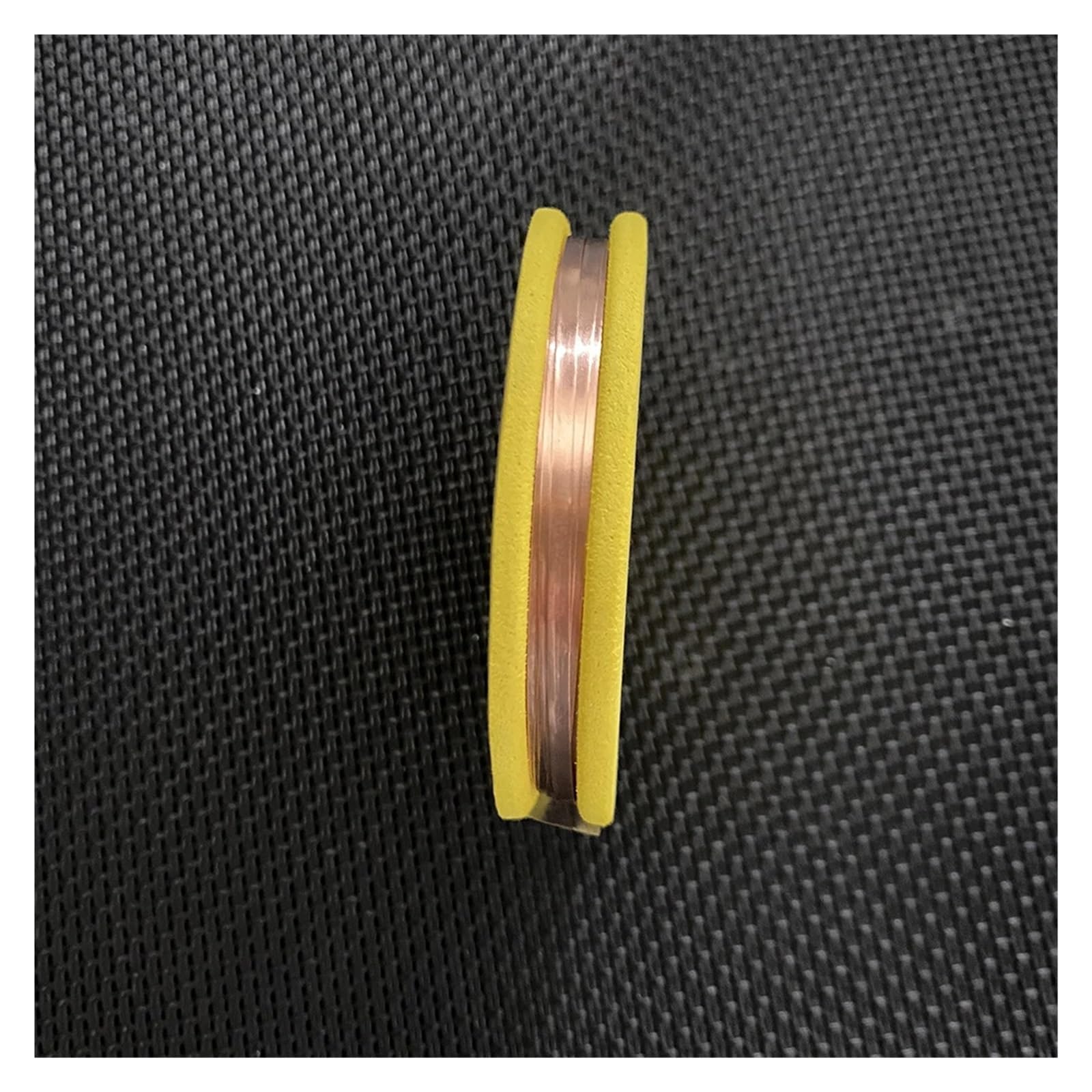 Alambre de cobre puro Alambre plano de cobre puro T2 for manualidades DIY, envoltura de tiras de Metal, alambre de cobre plano estrecho resistente al deslustre, 5m(Thick 0.3 width 2mm)