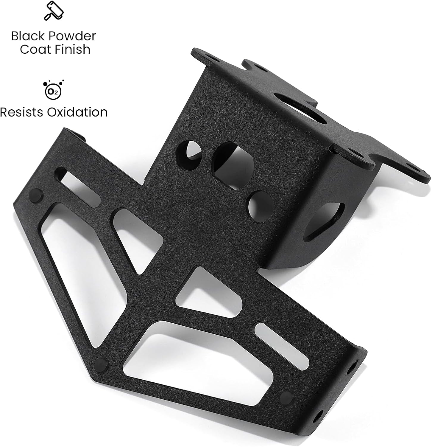 MT09 FZ09 Fender Eliminator Kit 21-23, License Plate Holder Bracket Tail Tidy with OEM and Aftermarket Turn Signals for Yamaha MT-09 FZ-09 2021 2022 2023 Accessories
