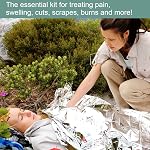 Mini First Aid Kit 98pcs Portable Travel Emergency Bag for Home School Office Travel Car Camping Hiking Sports