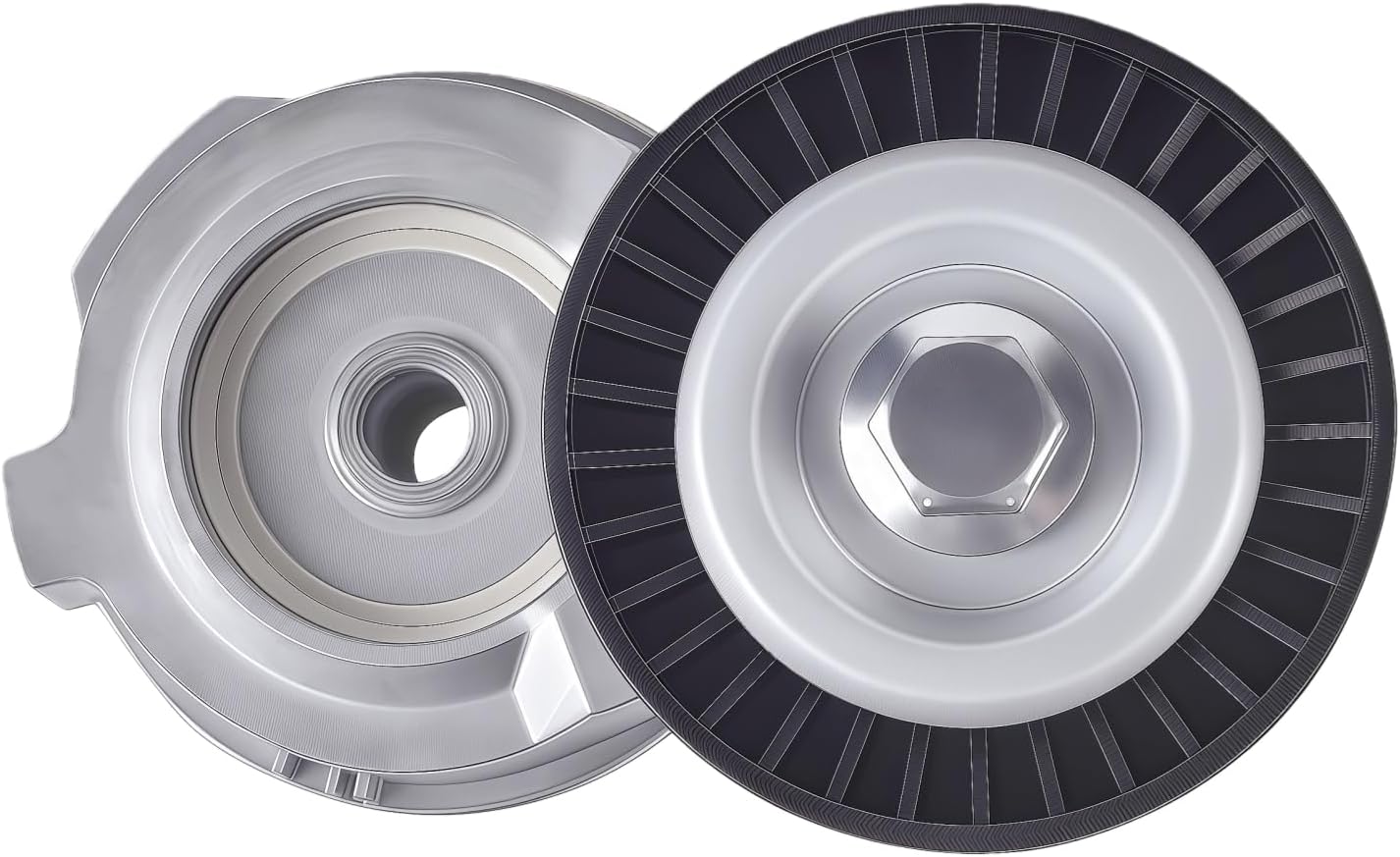 89319 Belt Tensioner Pulley Assembly Fit for Chrysler PT Cruiser 2001-2010 (Location:Air Conditioning and Power Steering), Dodge Neon SRT-4 2003-2005 [For L4 2.4L]