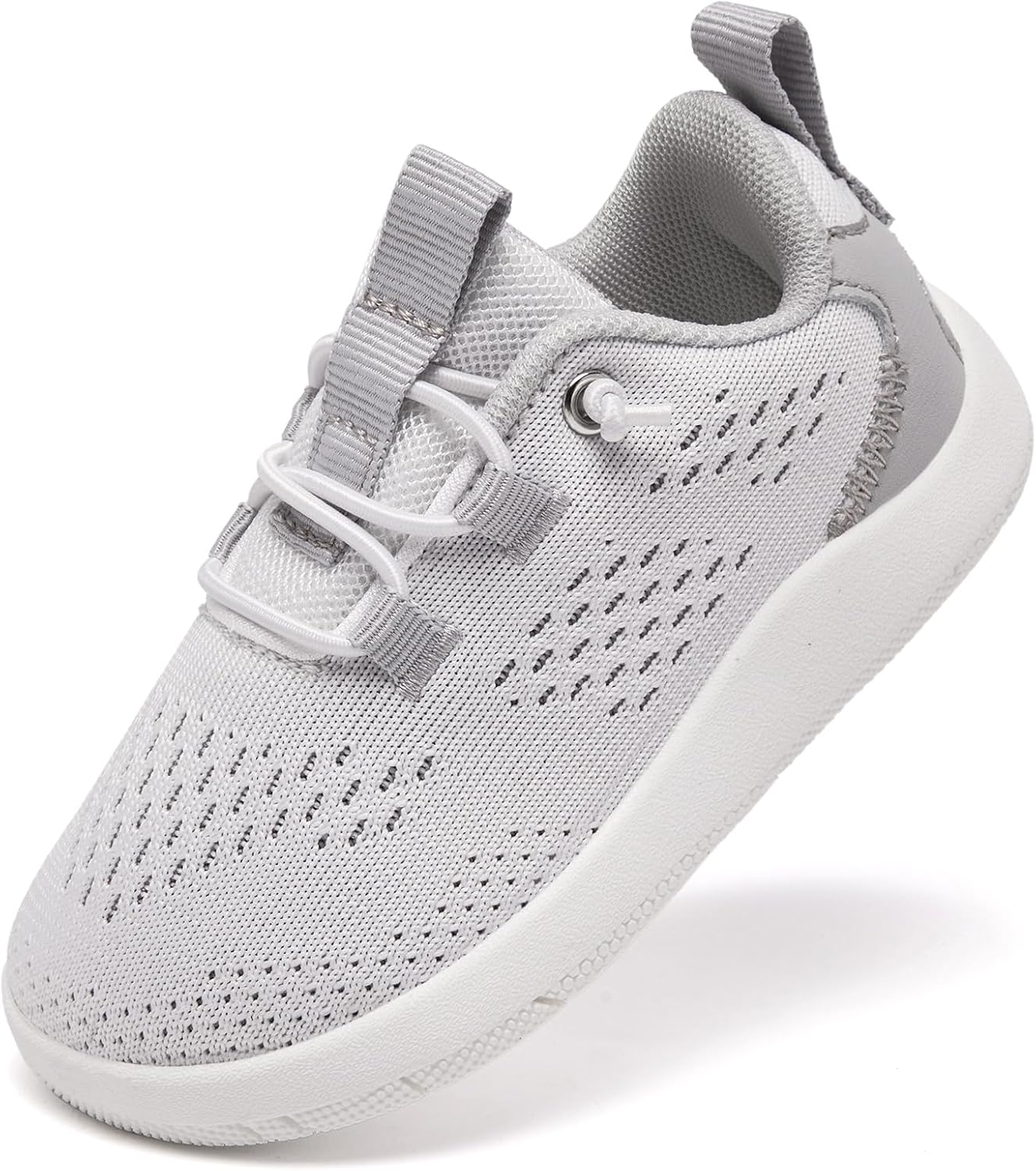 MORENDL Wide Toddler Shoes Baby Walking Shoes Girls Boys Zero Drop Minimalist Sneakers Slip On Tennis Shoe Breathable Naturally Flexible