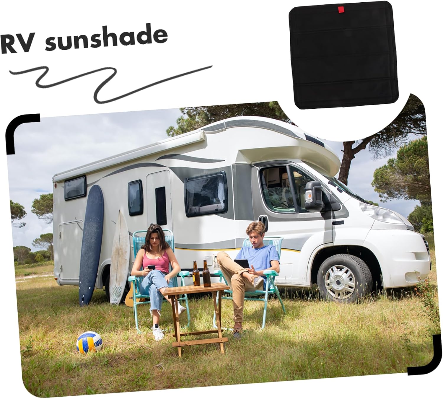 Rv Windshield Window Cover Sun Protection Car Net Rv Privacy Cover Thermal Shade Door