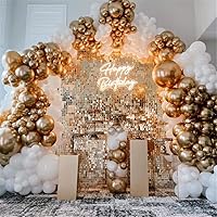 Vista 101 de 36 Panels Giltter Wall Backdrop Pink Shimmer Wall Backdrop for Party Wedding Birthday Engagement Bachelorette Parties Anniversary Decoration