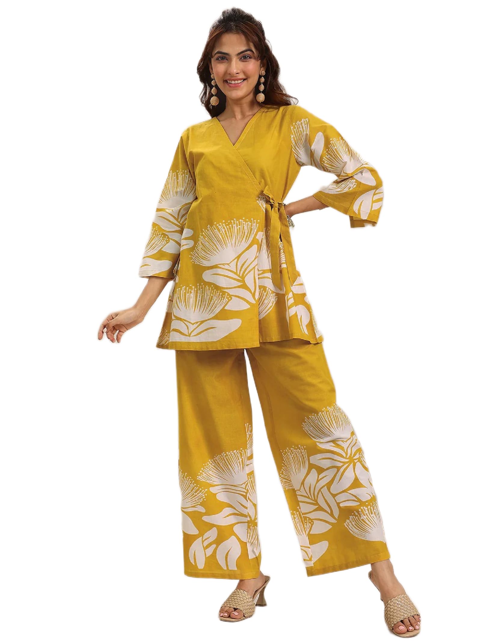 asmeriyo Women Co-Ord Set || Women 2 Pic Kurta Set || Stylish Cord Set (102-A)-picture-56