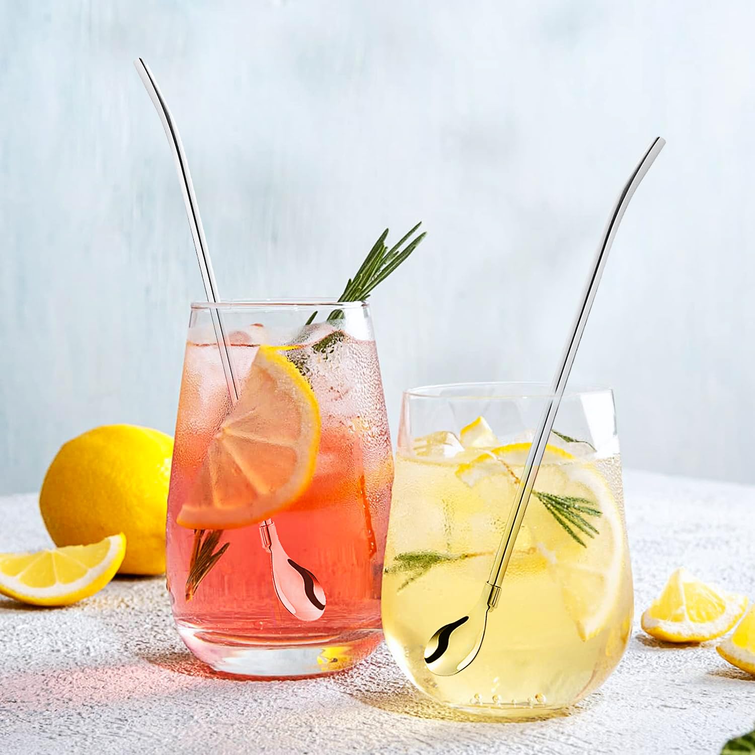 Kit cannucce in acciaio inox (100 pezzi) • La Boutique Dei Cocktail