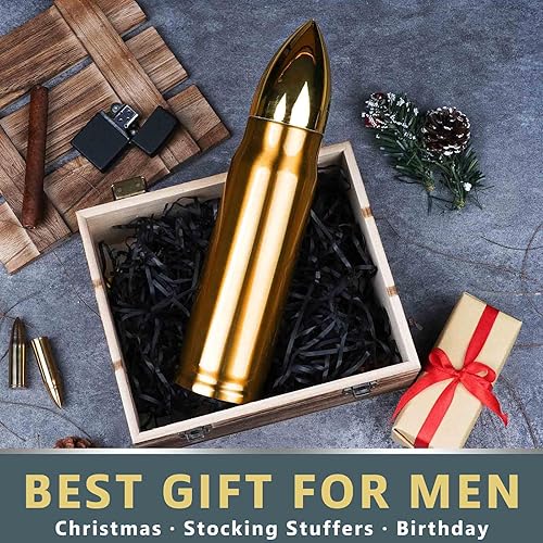 Vista 33 de Regalos de cumpleaños para hombres, papá y él, vaso de acero inoxidable fresco de 17 onzas, regalos únicos de caza, cumpleaños, aniversario, regalos