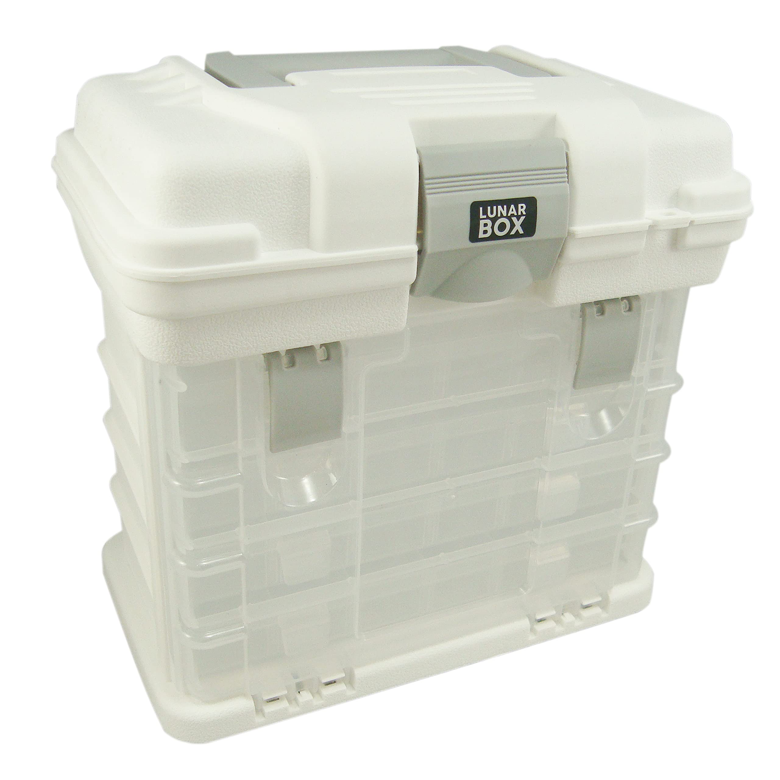 Lunar Box, Storage Carry Case With 5 compartmetns, 4 Adjustable Multi