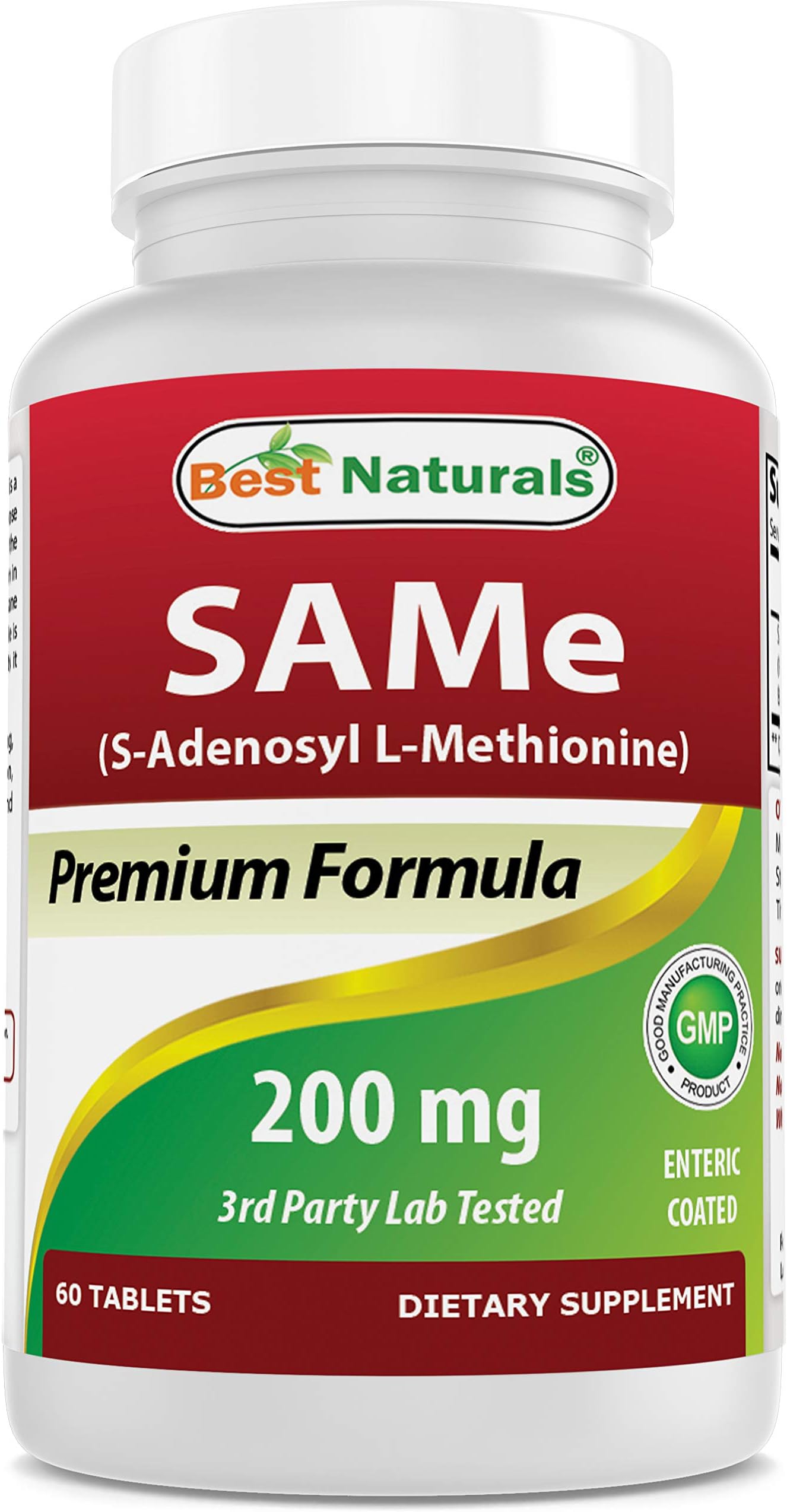 Best Naturals Sam-e Enteric Coated 200 mg 60 Tablets