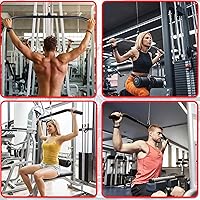 Vista 7 de Taeku LAT Pull Down Bar for Cable Machine LAT Pulldown Attachments Tricep Press Down Bar with Rubber Handle traight Bar Accessories for Home Gym