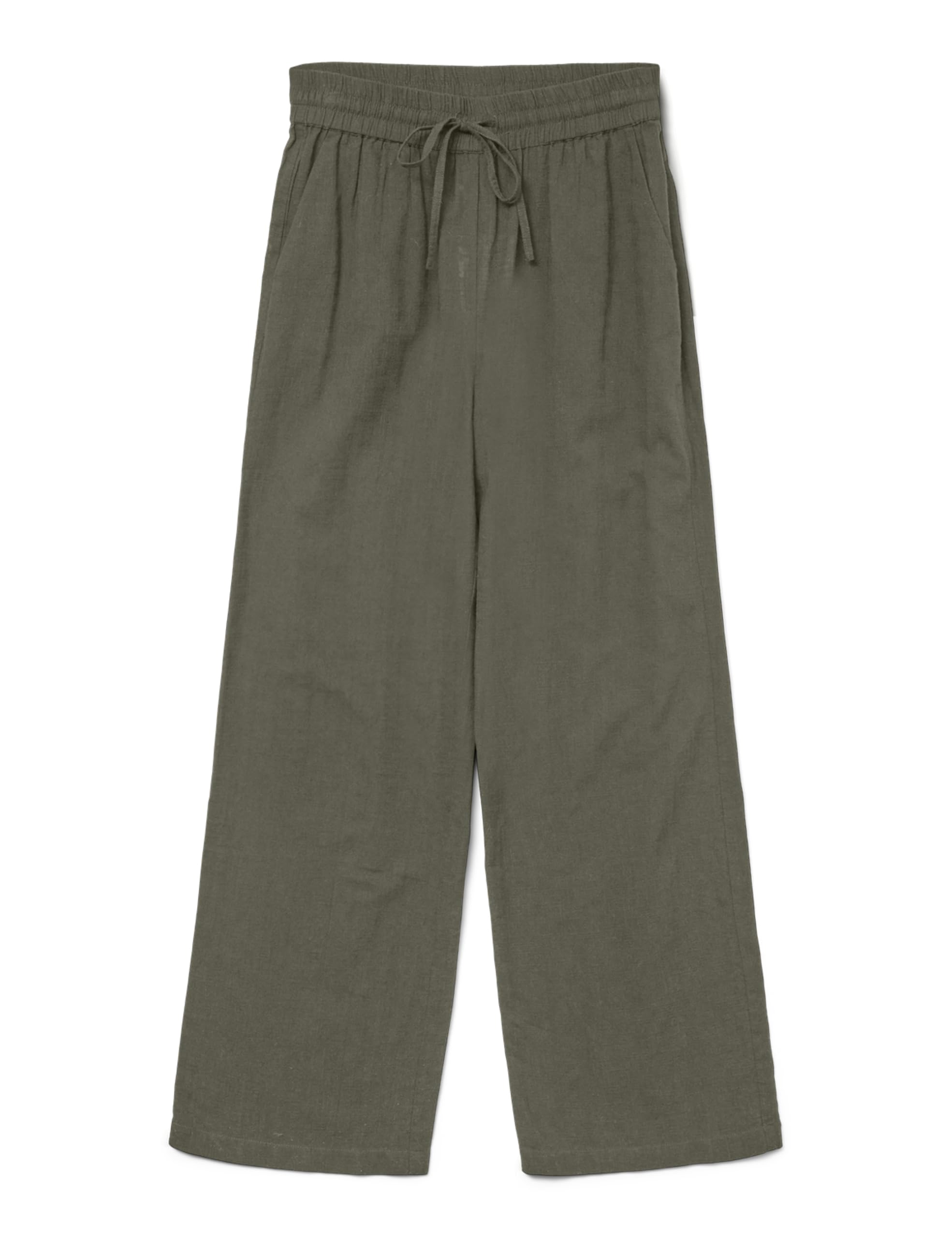 VERO MODA Women's Vmcaia Mw Wide Pant WVN Noos, Kalamata, L