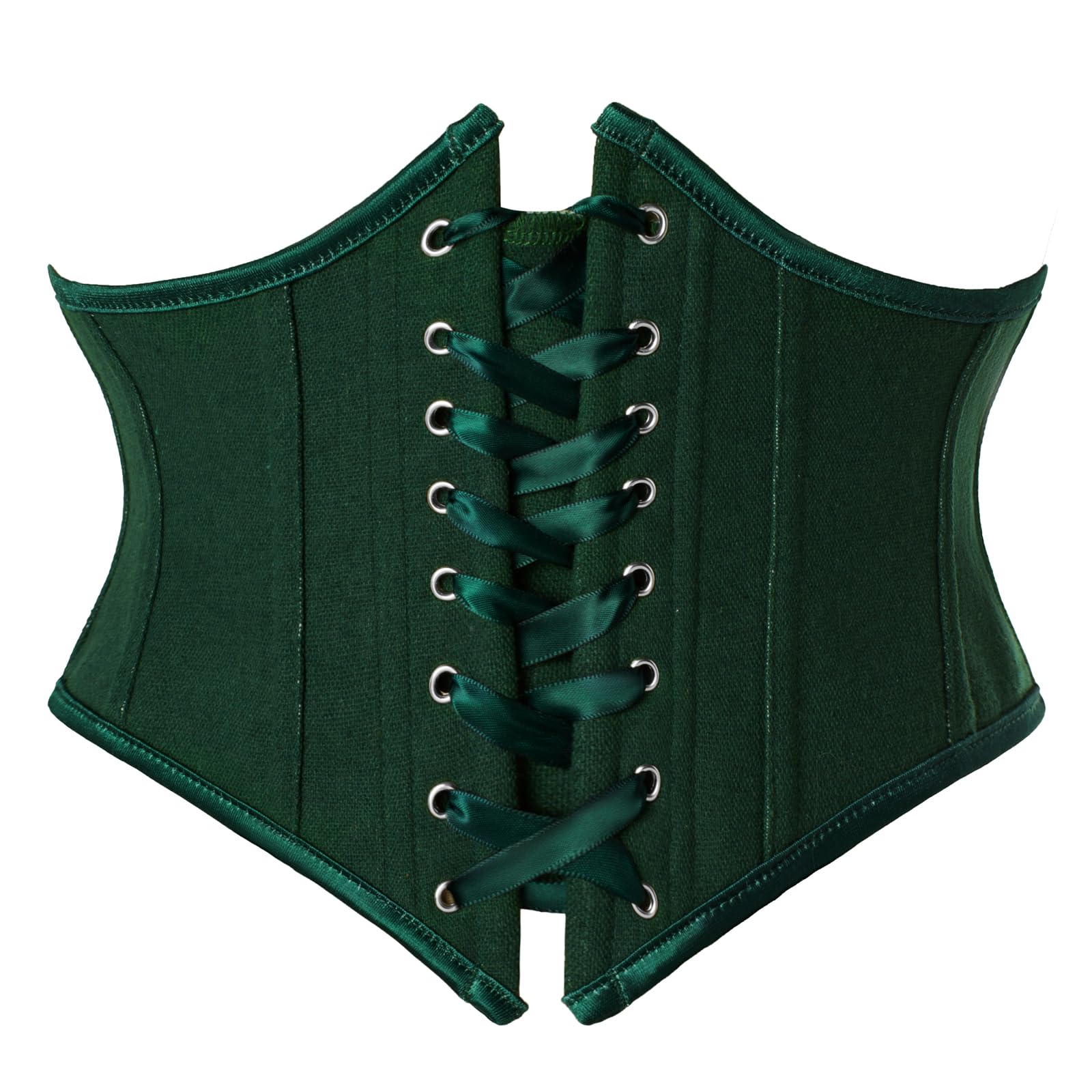 Womens Corset Belt Renaissance Underbust Floral Lace Up 