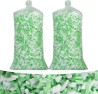 BBGDIPG 10 LBS Shredded Memory Foam Filling, Random Color Bean Bag Chair Filler, Comfortable