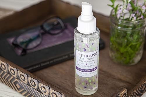Miniatura 4 de One Fur All Spray de habitación para olor de mascotas, ambientador concentrado apto para mascotas, 4 onzas, té verde lavanda, paquete de 1