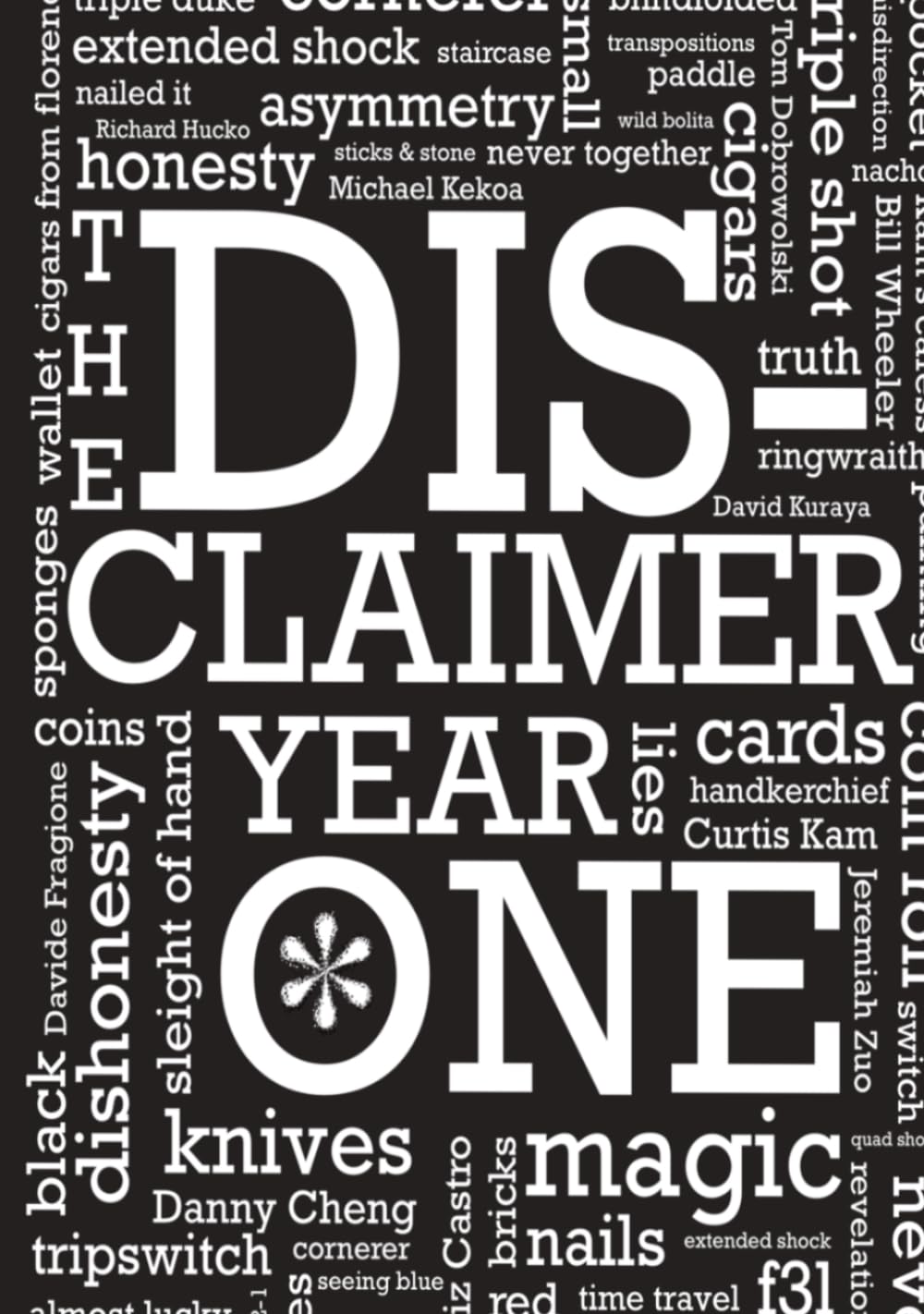 The Disclaimer Magic Magazine secrets de magie pour perfectionner vos tours