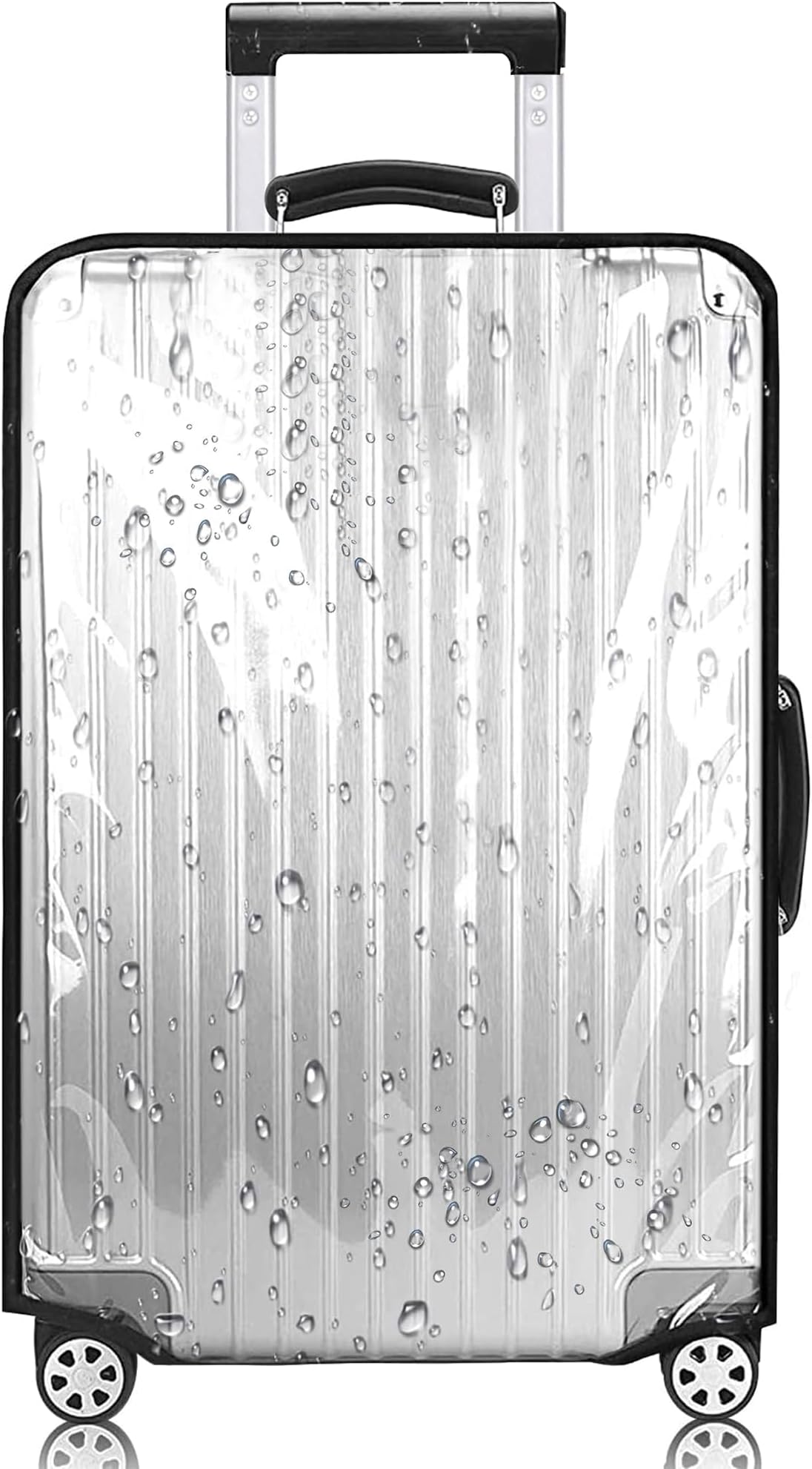 20 Inch Luggage Covers for Suitcase TSA Approved,Carry On Luggage Cover Protector Suitable 20-21 Inch Clear 0.3mm Thickness Protector Bag PVC Clear Plastic Suitable for Long Travel Accessories