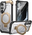SUPCASE pour Samsung Galaxy S26 Case avec Kickstand (Licorne de la Grip), [Fireless Charging Compatible] [Protection militaire-Grade] Housse de téléphone magnétique lourde pour S26 6.3 (Noir)