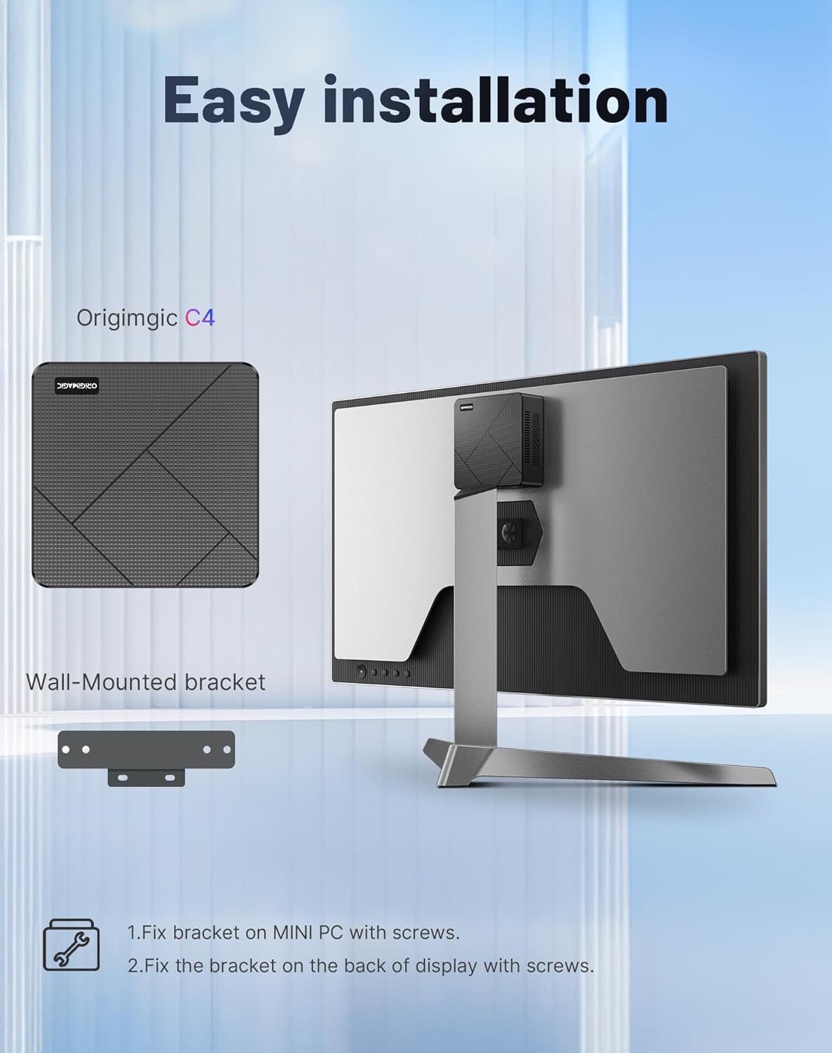 C4 Dual Nic LAN Mini PC, Ryzen 5 3550H (Beat N95/N100/N150), Mini Desktop Computer, 16GB DDR4 512GB M.2 NVMe SSD, Mini Desktop PC 4K Triple Display, WiFi-5, BT-5.0, Home/Office/11 Pro - Image 8