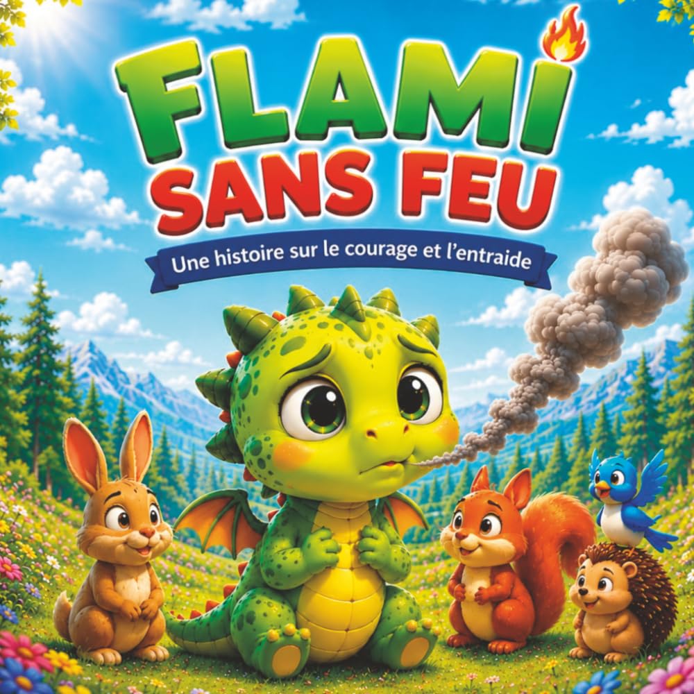 FLAMI DRAGON SANS FEU: Une histoire sur le courage et l’amitié (FLAMI – Histoires de courage pour enfants)