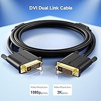 Vista 2 de Cable con ferritas Cable Matters chapado en oro DVI-D Dual Link