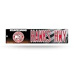 Rico Industries NBA Basketball Atlanta Hawks Plastic 4 x 16 Street Sign