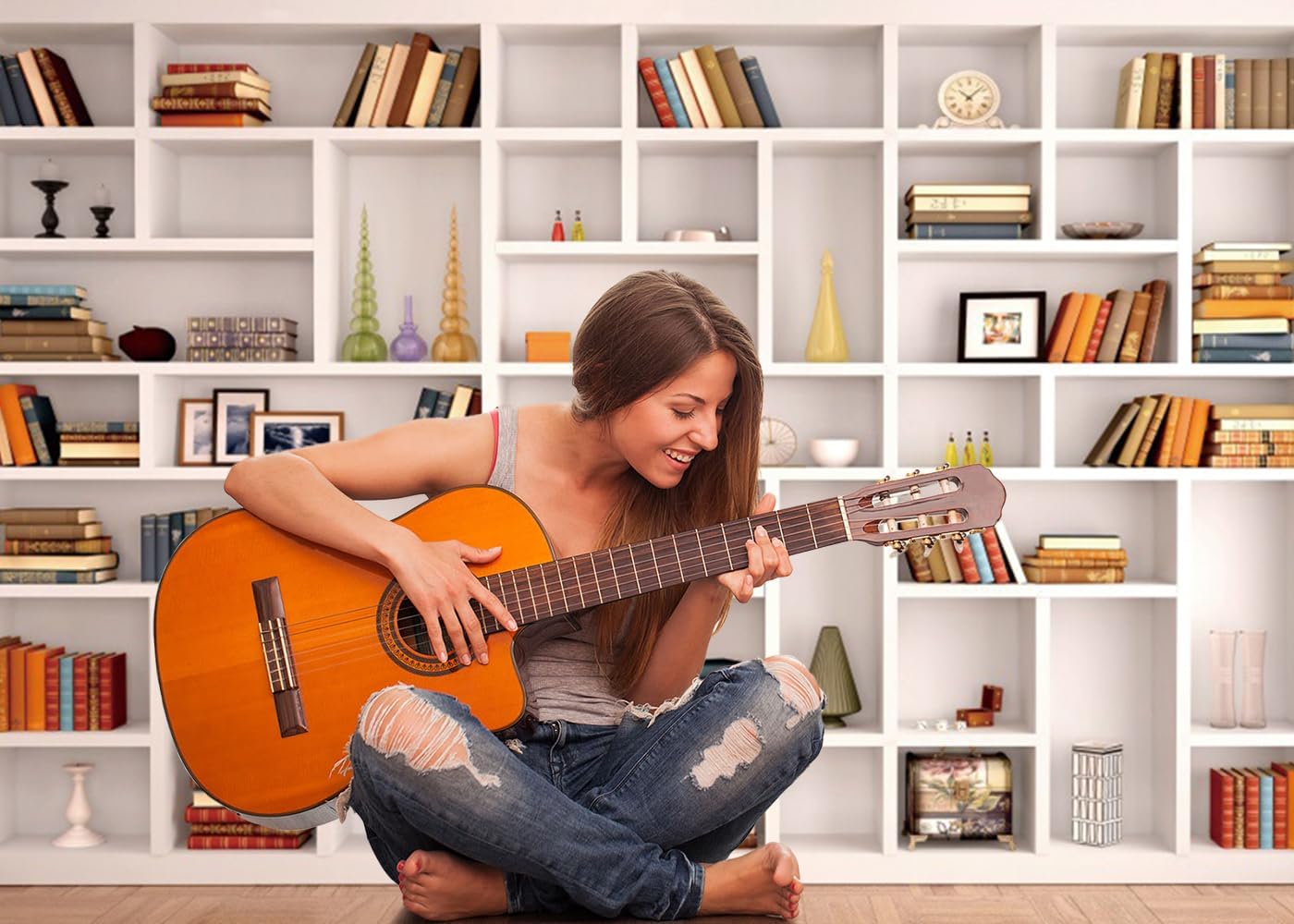 10x8ft White Bookshelf Backdrop Bookcase Office Decor for Video Conference Zoom Backdrop Home Office Students Teachers Portrait Photoshoot Photo Studio Props