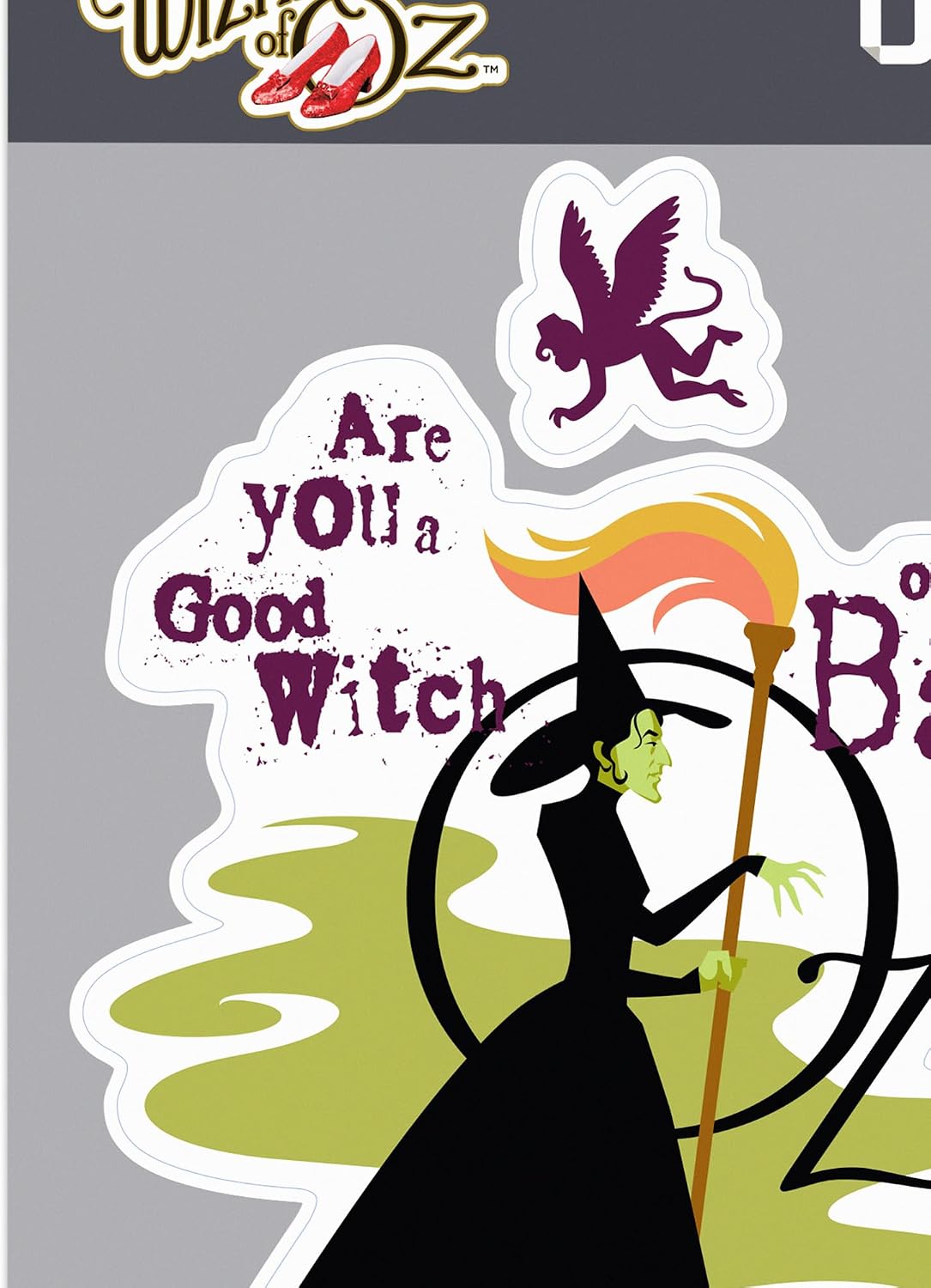 The Wizard of Oz Good Witch or Bad Witch Adhesive Vinyl Decal Pack image 4