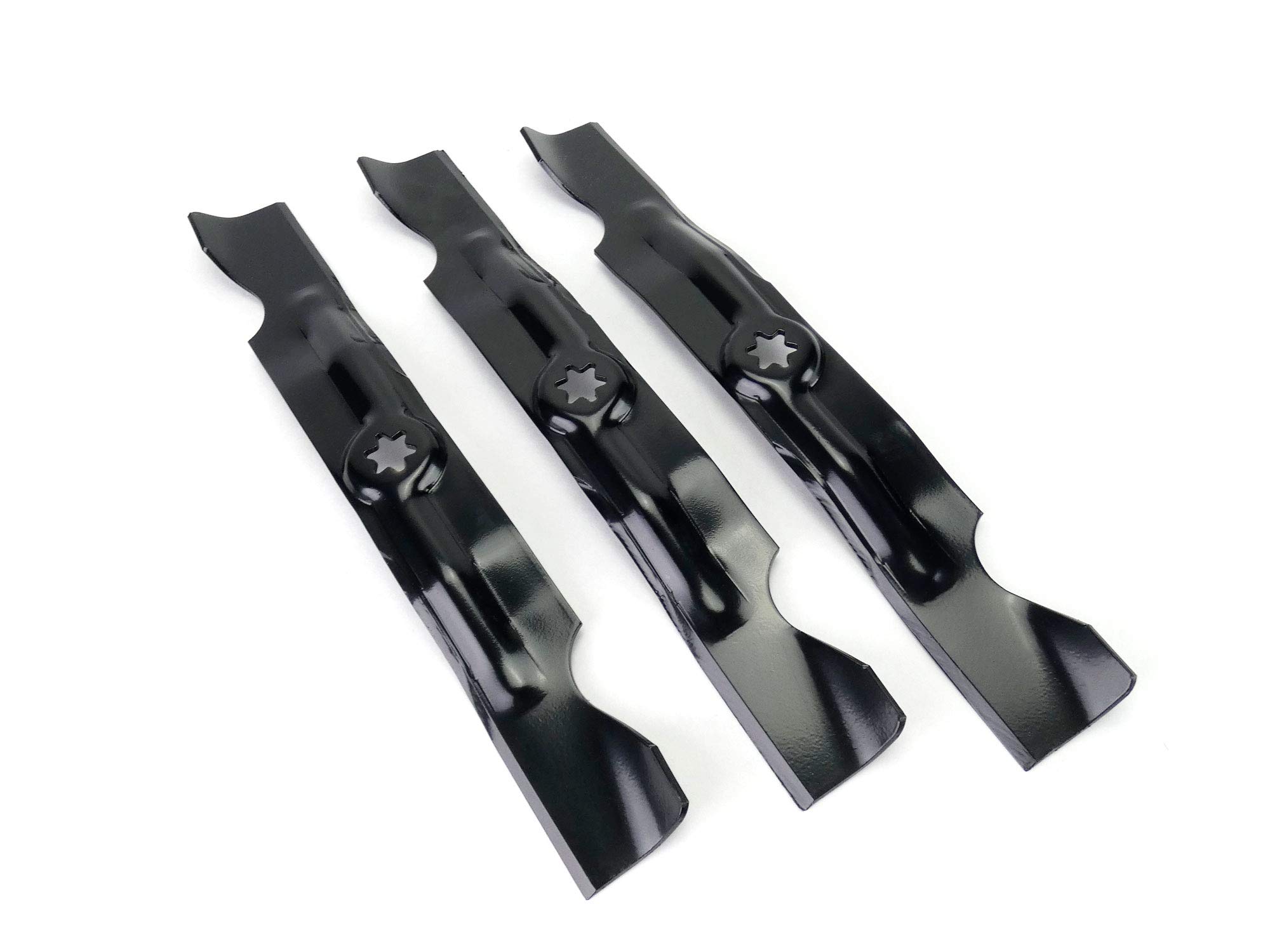 (3 unidades) Cub Cadet Premium rplm 17 7/8 "x 3" high lift cortacésped Blade | 742 – 04053b 742 – 04053 C 942 – 04053 A