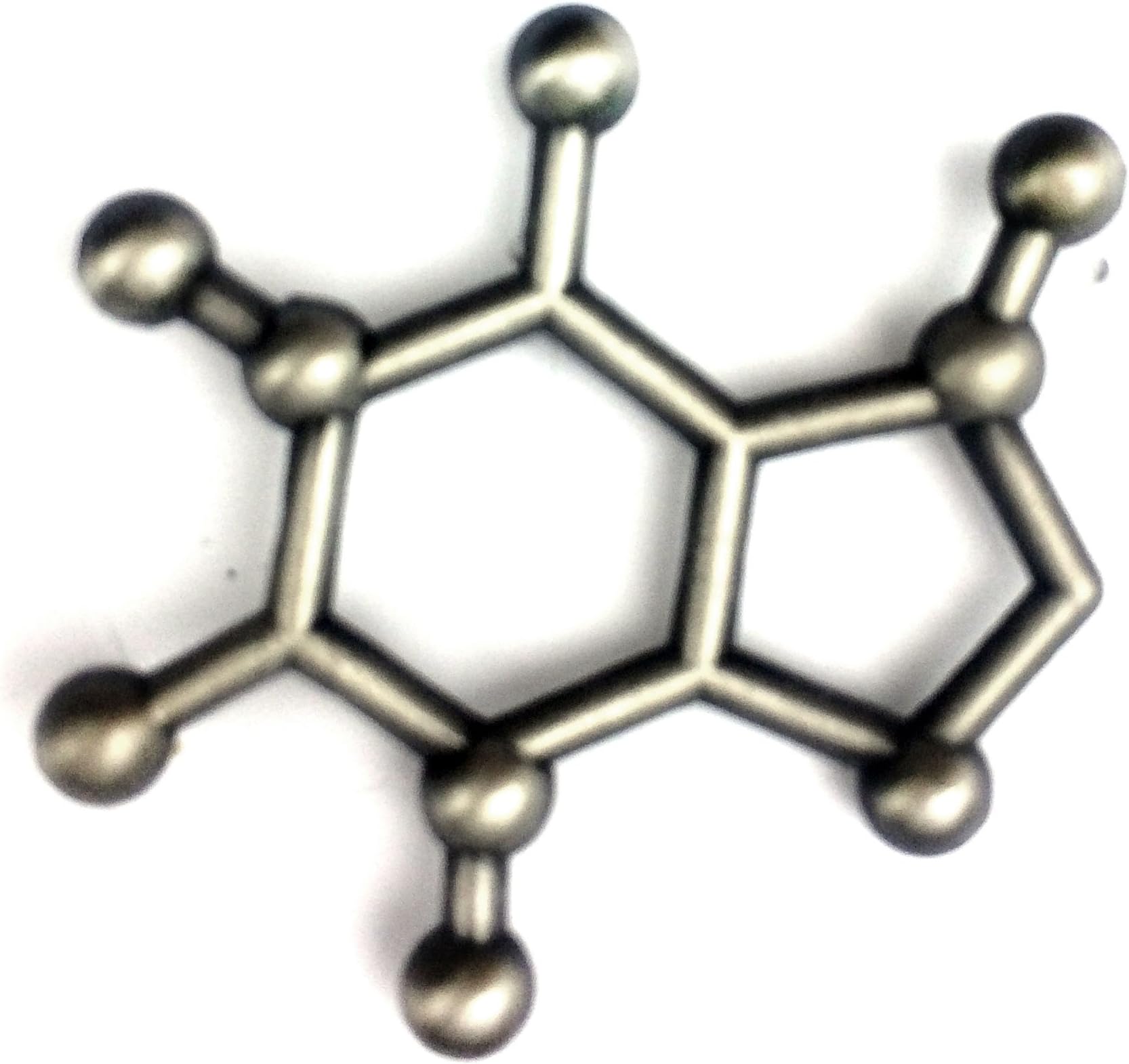 AnatomologyCaffeine Molecule Lapel pin