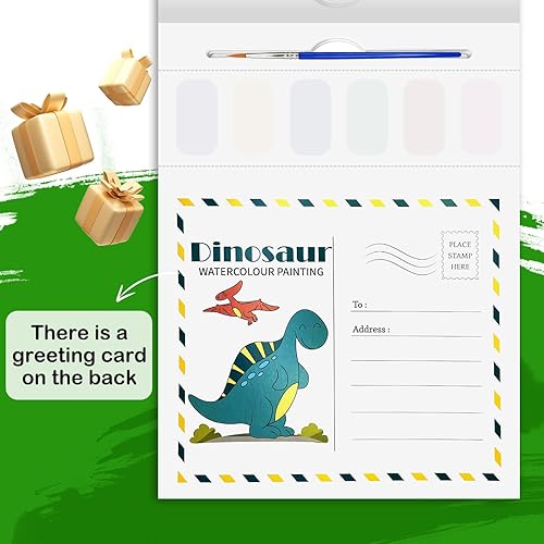 Miniatura 6 de Libro de pintura de acuarela, libros de pintura con agua para niños, pintura para niños pequeños, pintura al agua sin desorden para niños de 1 a 3