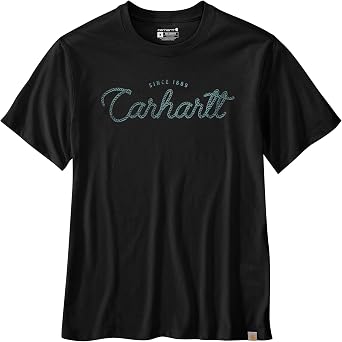 Carhartt Mens 106531 Relaxed Fit Lightweight Short-Sleeve Script Graphic T-Shi
