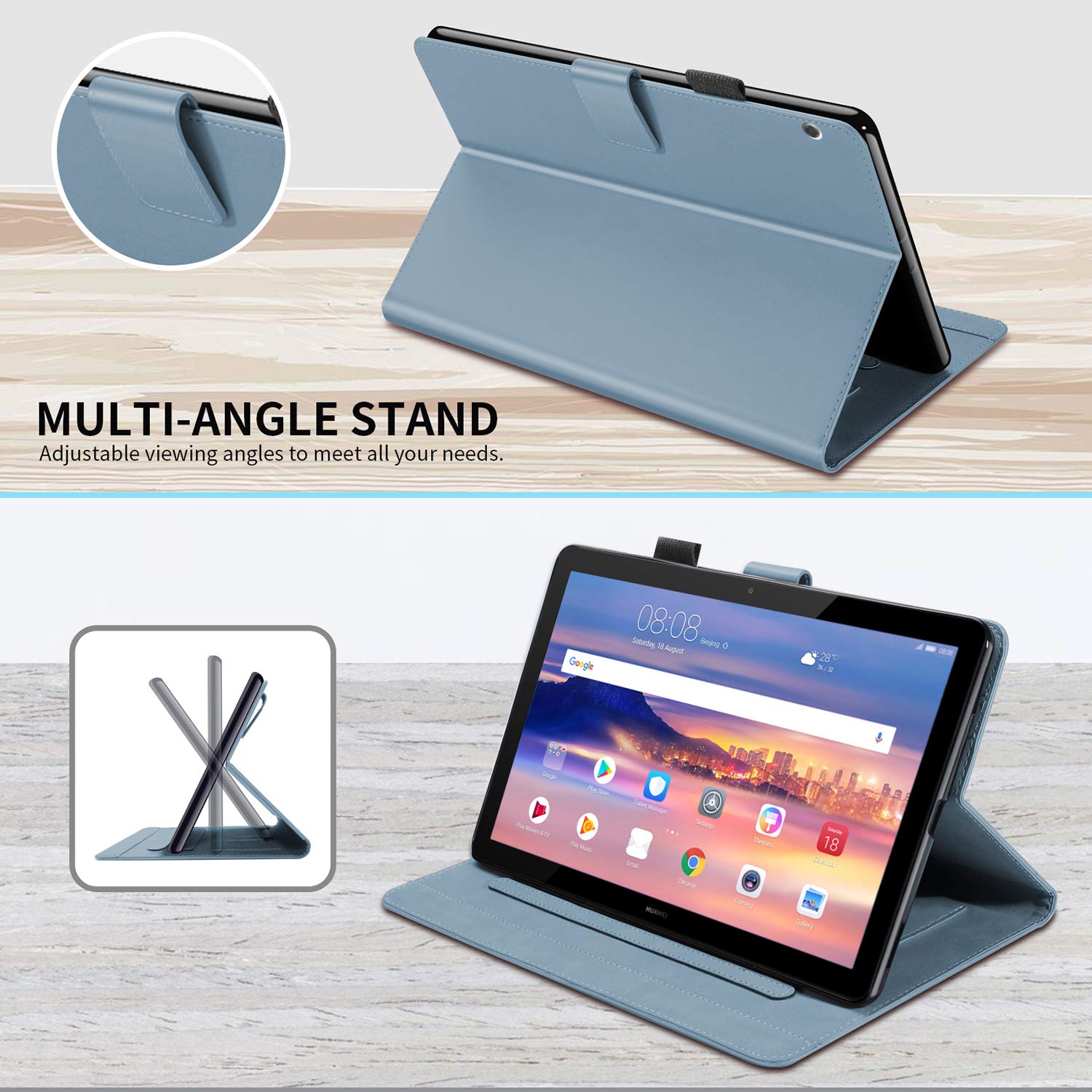 Amazon.co.jp: Kedic Huawei MediaPad M5 lite 10.1 ケース